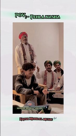 Kishore mondal singing 🎤😭 & Ismai langa group:- pehla nasha song singing #pehlanasha #kishoremondal