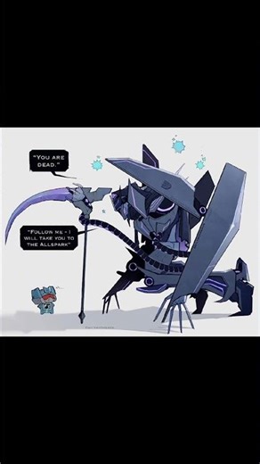 Soundwave the Grim Reaper Drone | Transformers Comic Dub #shorts