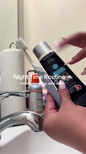 NIGHT TIME ROUTINE #fyp #nightroutine #journaling #showerroutine #vlog | night routines