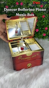 ✨ DANCING BALLERINA PIANO MUSIC BOX (SKU - 18357) 🎶 Graceful Melodies! Dancer Ballerina Piano Music Box – A Perfect Gift! 🎹💃 💥 Price: ₹285 💥 --- ✅ Hand-cranked music box for a touch of vintage charm 🎵 ✅ Beautiful ballerina dancer design for added elegance 🌸 ✅ Perfect keepsake or gift for loved ones 🎁 📞Call us: 91 96386 66602 🛒VISIT: www.DeoDap.in (link in bio) #DeoDap #dropshipping #dropshipping_in_india #MusicBox #BallerinaGift #HomeDecor #trending #useful #viralreel Bring a little mu