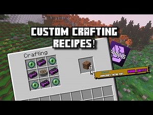 Custom crafting recipes - How to use KubeJS in 2024
