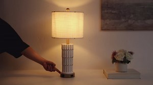 25" Farmhouse Lamps for Living Room, Set of 2 Touch Table Lamp with USB Ports and Outlets, Vintage Bedroom End Table Night Stand Lamps, 3-Way Dimmable Rustic Bedside Lamp