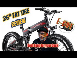 #EBIKE #REVIEW #TotGuard 26" Fat Tire Folding e-bike