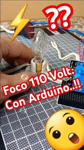 110 volt light bulb with Arduino!??💡🤔⚠️