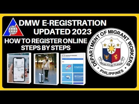 DMW ONLINE E-REGISTRATION UPDATED 2023 || HOW TO REGISTER STEPS BY STEPS TUTORIAL || OEC || Bryllez