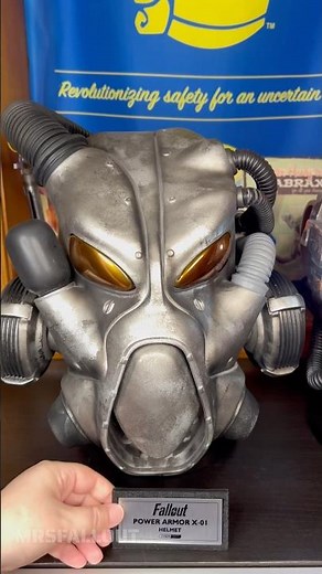Realistic X-01 Enclave Power Armor Helmet & NCR Veteran Ranger Helmet with Lights!