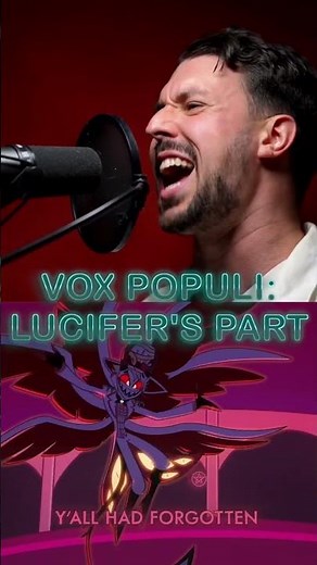 Vox Populi (Lucifer’s Part) 👼🏼🎙️ From Hazbin Hotel Season 2! 🏨🔑 #hazbinhotel #voxpopuli
