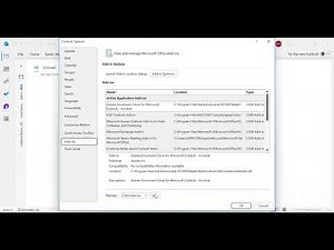 How to enable or disable OnBase add-in on Outlook (simple steps).