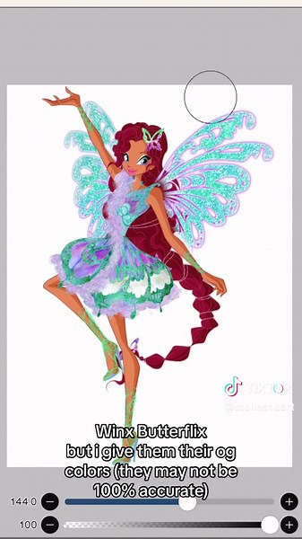 Winx Butterflix Transformation and Art Showcase