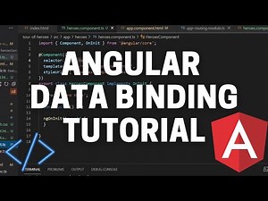Two Way Data Binding in Angular - Angular Tour of Heroes Tutorial for Beginners Part 4