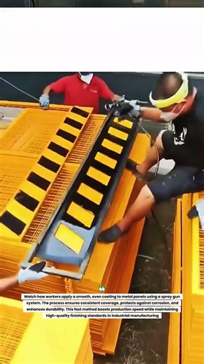 Satisfying Industrial Coating Process! Fast & Perfect Finish