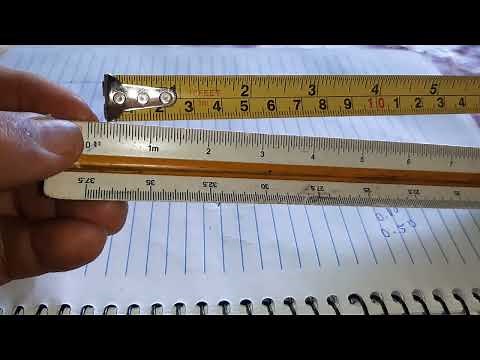 03_Uso de escalimetro com trena: Escala 1:50