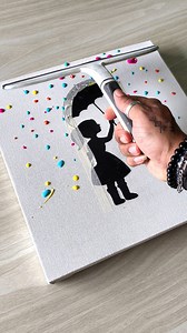 2M views · 10K reactions | Easy art in seconds ✨⚡ Easy acrylic painting  . . . . . . . #acrylicpainting #easyart #dailyart #diy #viralreelsfacebook | Suraj fine arts | Facebook