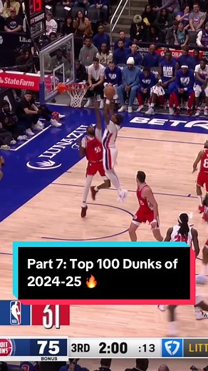 Top 100 NBA Dunks of 2024-25 Countdown - Part 7