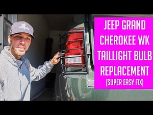 05-10 Jeep Grand Cherokee WK Brake Light Replacement! *Super Easy*