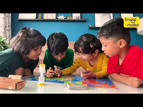 Imagimake | Mapology | Mapology Hidden Quest World Map | Board Game