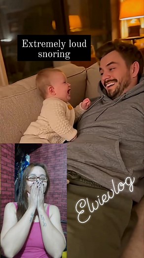 3.9K reactions · 119 shares | While baby slept,he was surprised by daddy's loud snore and laughed loudly a long with it. Baby's laughter is the best good vibes,so heartwarming to hear♥️ #laughing #Snoring #happybaby #babylovers #daddysboy #fbreelsfypシ゚ #funnyvideos | Elvira Manalastas Manuel | Facebook