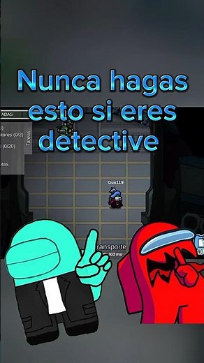 El peor error que puedes cometer si eres detective en #amongus #innersloth #gameplay