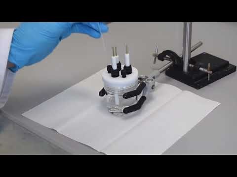 How to perform cyclic voltammetry of a polymer using a potentiostat (Quickstart guide)