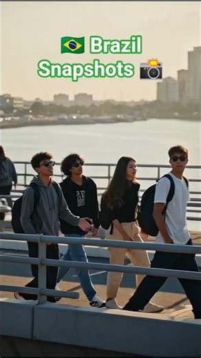 🇧🇷 Vibrant Brazil Energy 🌴✨ Life & Vibes #shorts #brazil #travel