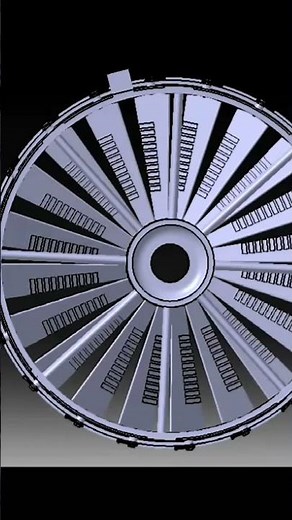 Jet Engine Variable Inlet Guide Vanes Animation | CATIA #Simulation #animation #kinematics