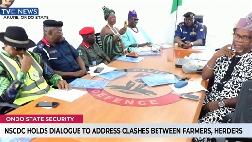 NSCDC Holds Dialogue To Address Clashes Between Farmers, Herders Join TVC News Nigeria on WhatsApp, Telegram @tvcnews_nigeria and @tvcnewsng on Instagram #tvcnews | Tvcnewsng