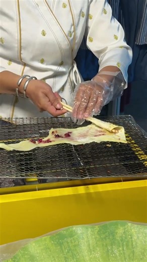 grilled Milk skin #food