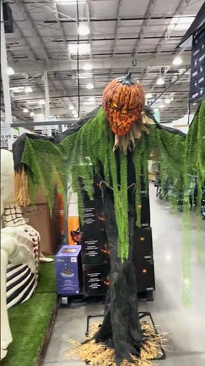 Costco’s New 7-ft Animated Pumpkin Scarecrow Animatronic
