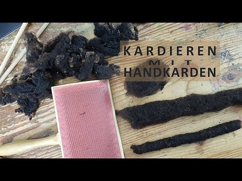 Carding with hand cards (update)