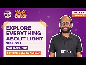 CBSE Class 8 Science (Term-2) Light (Chapter 16) | Concepts, Questions and NCERT Solutions | BYJU'S
