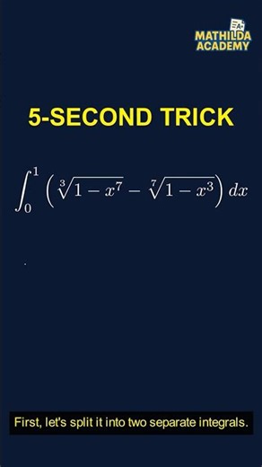 The 5-Second Integral Shortcut | Inverse Functions