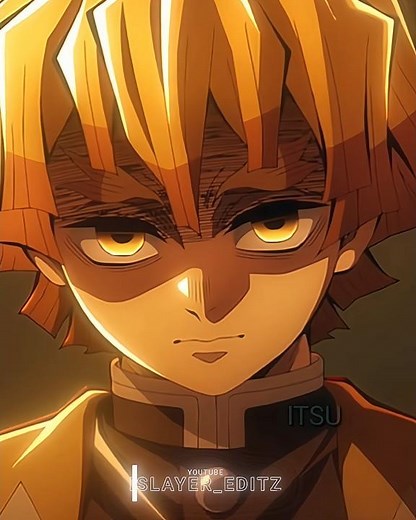 「 ZENITSU DEATH STARE 🔥☠️」- Demon slayer || #demonslayer #zenitsu #animeedit #animelover #Islayer