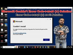 Error Code 0-2048 (0) Office 2024 Solution | Couldn't Install Office error code 0-2048 (0) Solution