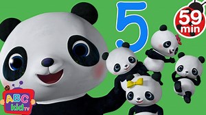 78K views · 1K reactions | Five Little Pandas Jumping on the Bed +...