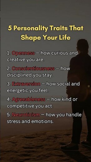 The 5 Personality Traits That Shape Your Life (Psychology)