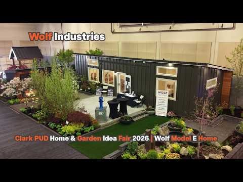 Wolf Model E Modular ADU @ Clark County PUD Home & Garden Show | Amazing Landscape Set Up!