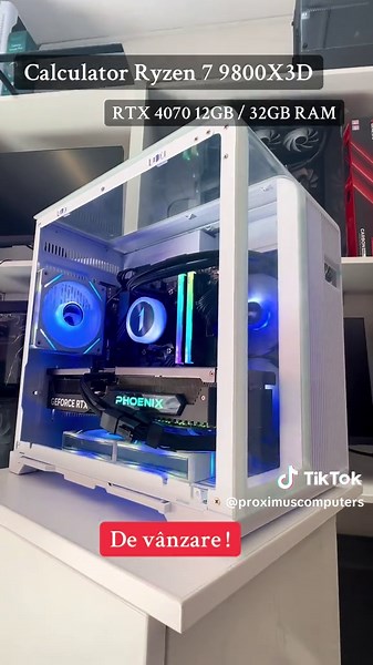 Calculatorul ideal: Ryzen 7 9800X3D și RTX 4070