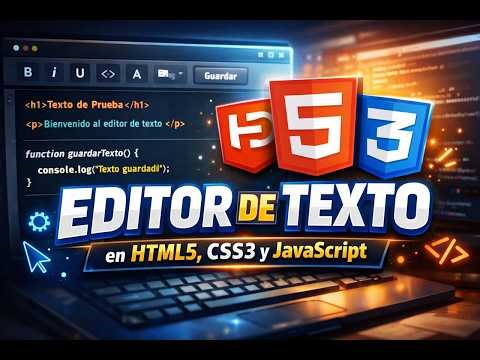 Editor de Texto en Html5, Css y JavaScript #html #css #javascript #programming