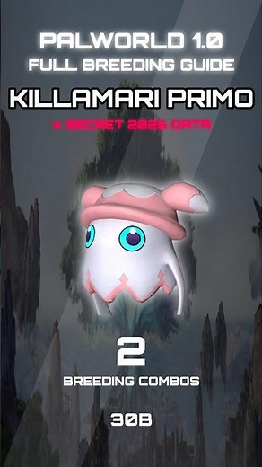 PALWORLD 1.0 Killamari Primo FULL BREEDING OPTIONS GUIDE