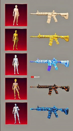 Which is the Best Mummy M416 😱 #pubgmobile #pubg