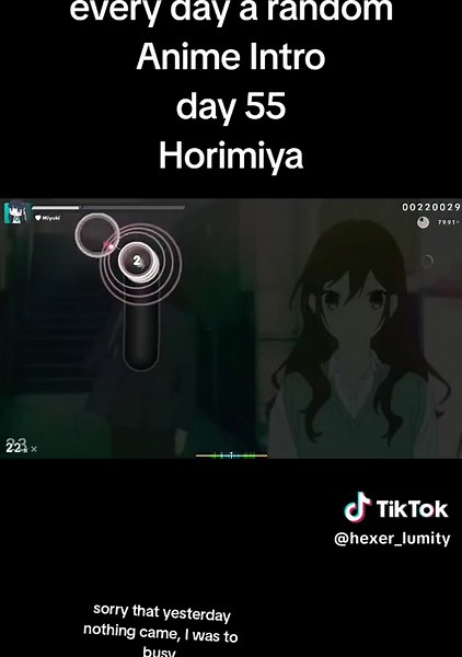 write suggestions for the next day Horimiya - Irokousui