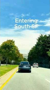 Entering South San Francisco | El Camino Real (No Talking, No Music)