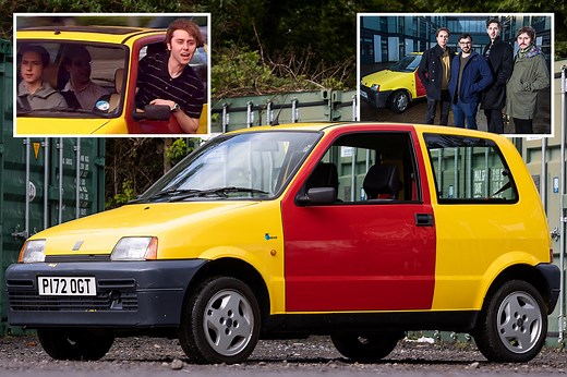 Ridiculed yellow car from The Inbetweeners set to sell for £3,000 at auction