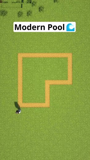 Modern Minecraft Pool Tutorial! #minecraft #minecrafttutorial #minecraftbuilds | Minecraft Viral