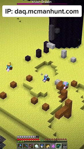 Join server IP daq.mcmanhunt.com #minecraft #minecraftmemes #gamingontiktok #foryou #fyp | Daquavis
