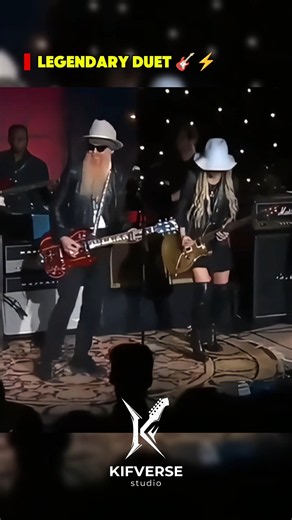 Epic Guitar Jam: Billy Gibbons & Orianthi 🎸⚡#billygibbons #orianthi #zztop #zzt #rockblues #kifverse