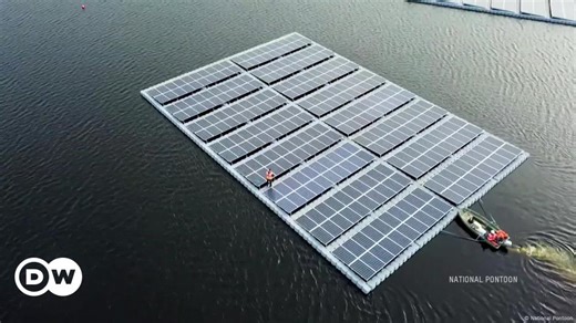 More efficiency: Solar systems on water