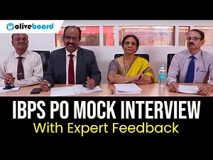 IBPS PO Mock Interview 2024 | Bank PO Interview 2024 | With Expert Feedback By Ex IBPS Panelist