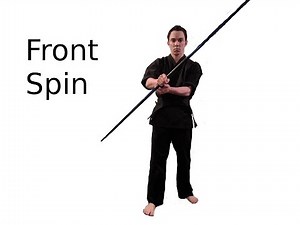 Bo Staff Trick Tutorial: Front Spin
