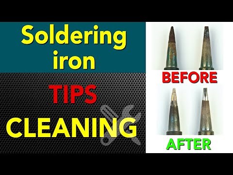 🔵 HOW TO CLEAN SOLDERING IRON TIPS